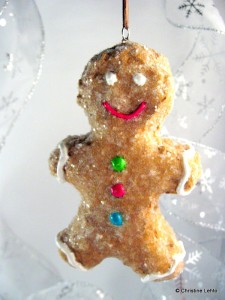 The Cute Gingerbread Boy ornament