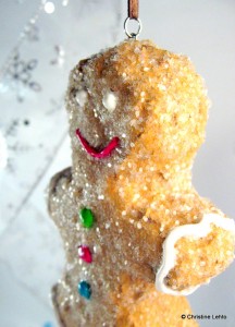 The Gingerbread Boy ornament close-up