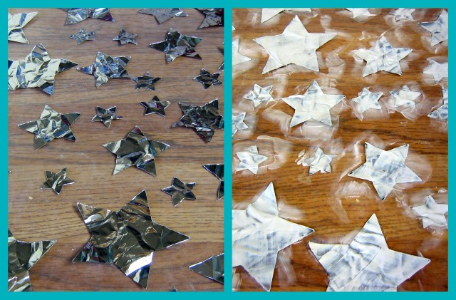 Foil star shapes