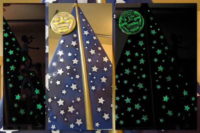 Glow-in-the-dark Moon and Stars