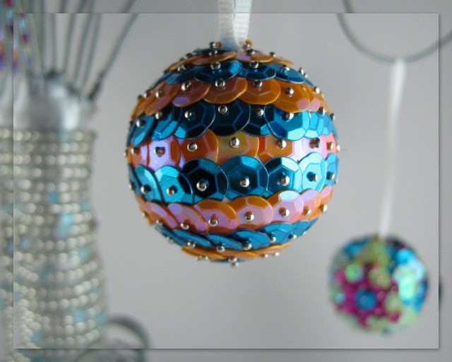 Sparkle ornament that Jordan made