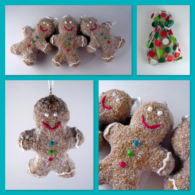 Gingerbread boy ornaments
