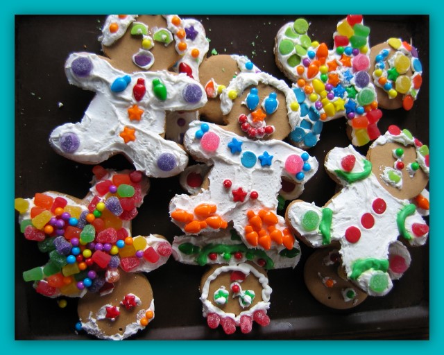 Gingerbread boy decorations