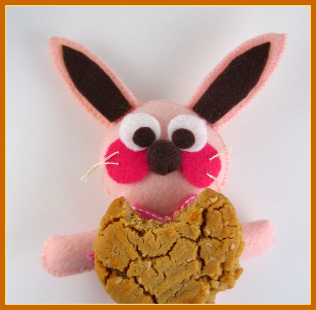 Peanut Butter Cookie recipe & Ralphie the bunny